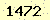請輸入此驗證碼 : 1472