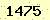 請輸入此驗證碼 : 1475