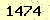 請輸入此驗證碼 : 1474