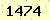 請輸入此驗證碼 : 1474