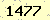 請輸入此驗證碼 : 1477