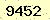 請輸入此驗證碼 : 9452