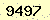 請輸入此驗證碼 : 9497