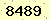 請輸入此驗證碼 : 8489
