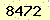 請輸入此驗證碼 : 8472