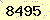 請輸入此驗證碼 : 8495