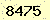請輸入此驗證碼 : 8475