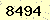 請輸入此驗證碼 : 8494
