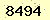 請輸入此驗證碼 : 8494