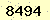 請輸入此驗證碼 : 8494