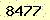 請輸入此驗證碼 : 8477