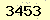 請輸入此驗證碼 : 3453