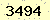 請輸入此驗證碼 : 3494