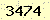 請輸入此驗證碼 : 3474