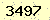 請輸入此驗證碼 : 3497