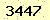 請輸入此驗證碼 : 3447