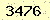 請輸入此驗證碼 : 3476