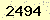 請輸入此驗證碼 : 2494