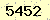 請輸入此驗證碼 : 5452