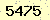 請輸入此驗證碼 : 5475