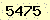 請輸入此驗證碼 : 5475