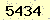 請輸入此驗證碼 : 5434