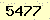 請輸入此驗證碼 : 5477