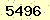 請輸入此驗證碼 : 5496