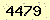 請輸入此驗證碼 : 4479