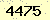 請輸入此驗證碼 : 4475