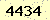 請輸入此驗證碼 : 4434