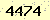 請輸入此驗證碼 : 4474