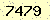請輸入此驗證碼 : 7479