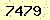 請輸入此驗證碼 : 7479