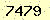 請輸入此驗證碼 : 7479
