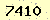 請輸入此驗證碼 : 7410