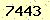 請輸入此驗證碼 : 7443