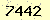 請輸入此驗證碼 : 7442