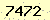 請輸入此驗證碼 : 7472