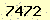 請輸入此驗證碼 : 7472