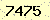 請輸入此驗證碼 : 7475