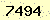 請輸入此驗證碼 : 7494