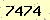 請輸入此驗證碼 : 7474