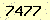 請輸入此驗證碼 : 7477