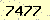 請輸入此驗證碼 : 7477