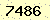 請輸入此驗證碼 : 7486