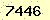 請輸入此驗證碼 : 7446
