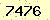 請輸入此驗證碼 : 7476