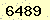 請輸入此驗證碼 : 6489