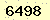 請輸入此驗證碼 : 6498